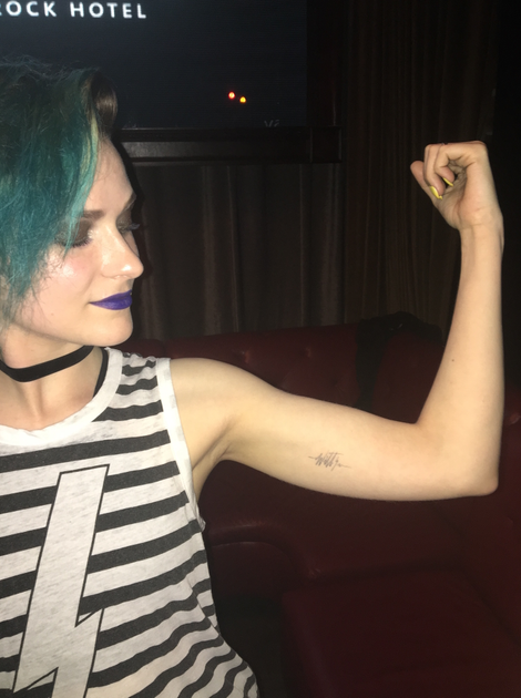 The “Watts” tattoo (Photo: Alex McLevy)